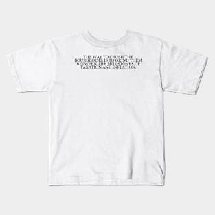 Vladimir Lenin "V.I. Lenin" Book Quote Kids T-Shirt